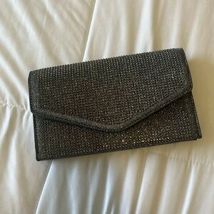 Steve Madden rhinestone clutch